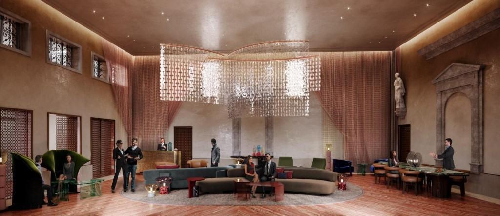 Ca'di Dio-Small Luxury Hotel Venezia Esterno foto The lobby of the hotel